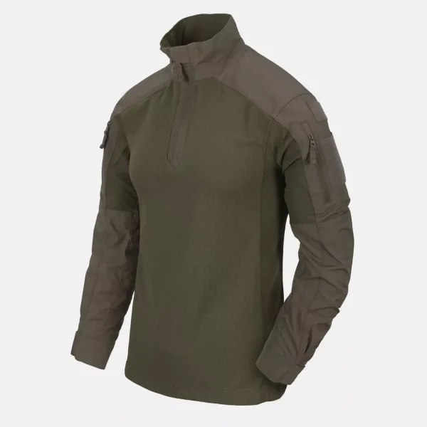 Рубашка Helikon-Tex MCDU Combat Shirt - NyCo Ripstop — RAL 7013 / Olive Green