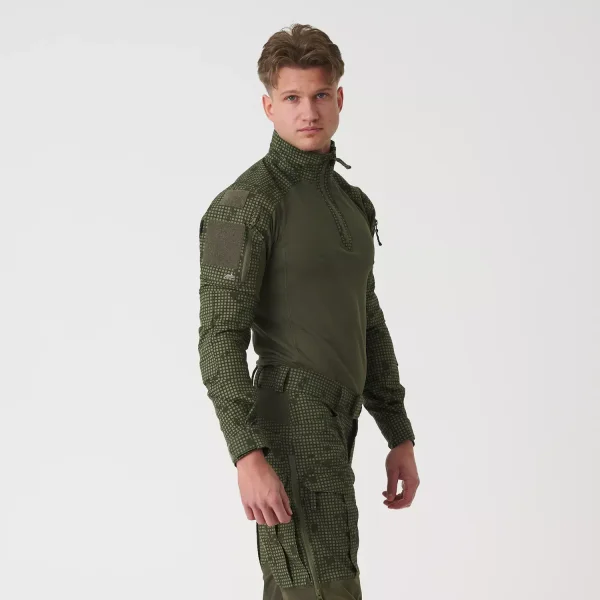 Боевая рубашка Helikon-Tex MCDU Combat Shirt — Desert Night Camo / Olive Green