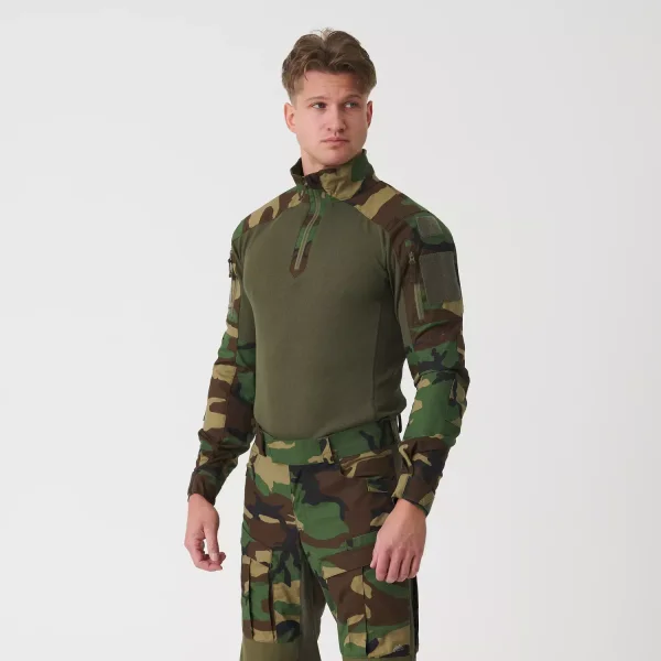 Боевая рубашка Helikon-Tex MCDU Combat Shirt — US Woodland / Olive Green