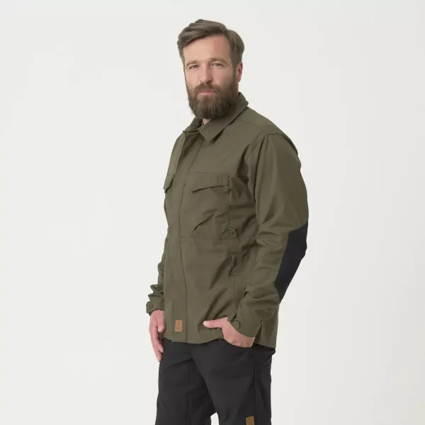 Рубашка Helikon-Tex WOODSMAN Shirt — Taiga Green / Black