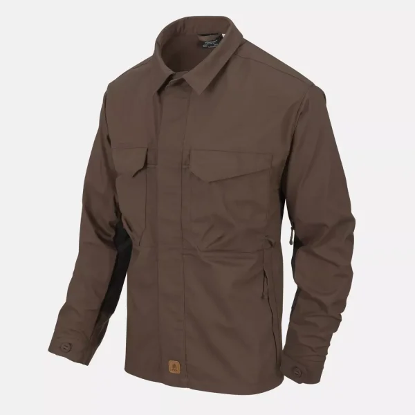 Рубашка Helikon-Tex WOODSMAN Shirt — Earth Brown / Black