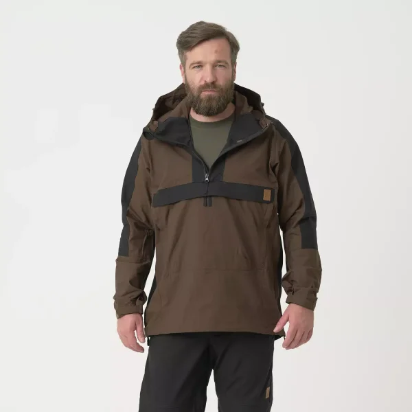 Куртка Helikon-Tex WOODSMAN Anorak Jacket — Earth Brown / Black