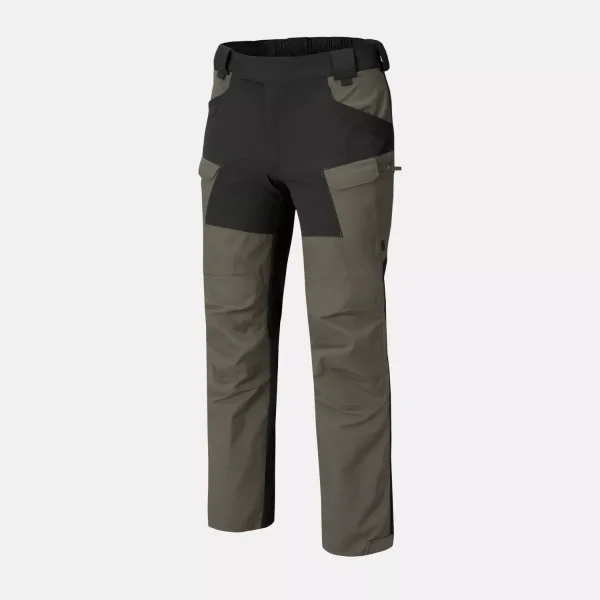 Брюки Helikon-Tex HYBRID OUTBACK PANTS - DuraCanvas — Taiga Green / Black