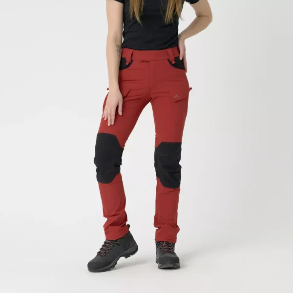Женские брюки Helikon-Tex Women's OTP (Outdoor Tactical Pants) - VersaStretch — Crimson Sky / Black