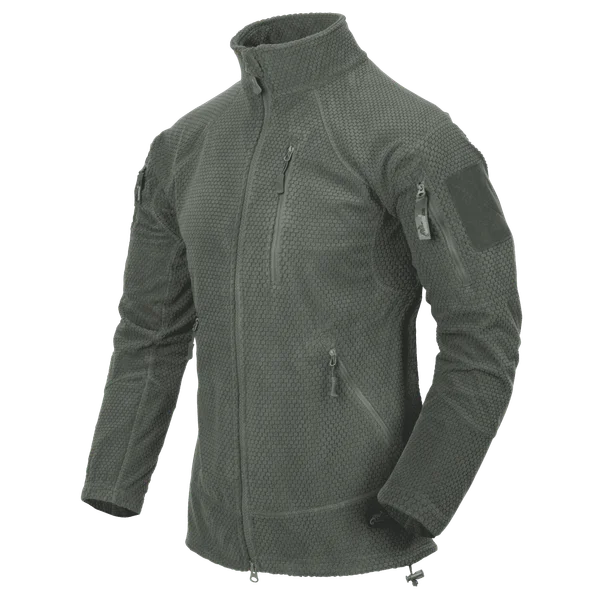 Куртка Helikon-Tex ALPHA TACTICAL Jacket - Grid Fleece — Foliage Green