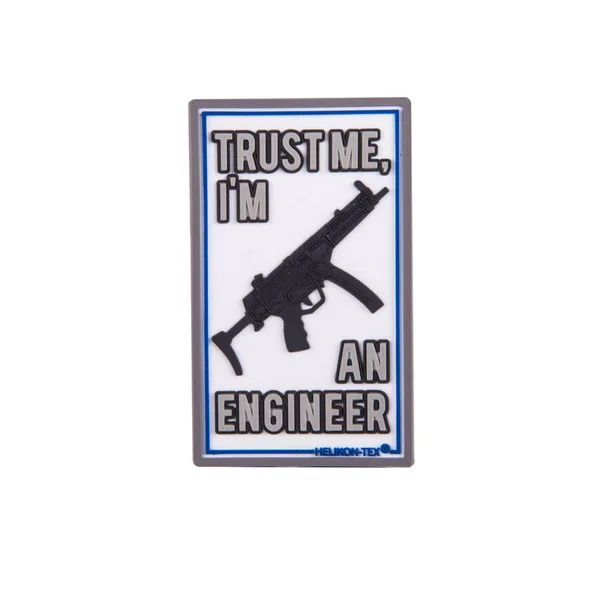 Нашивка Helikon-Tex Trust Me I'm An Engineer Patch — White