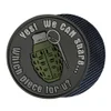 Нашивка Helikon-Tex WE CAN SHARE Grenade Patch - PVC — Brown