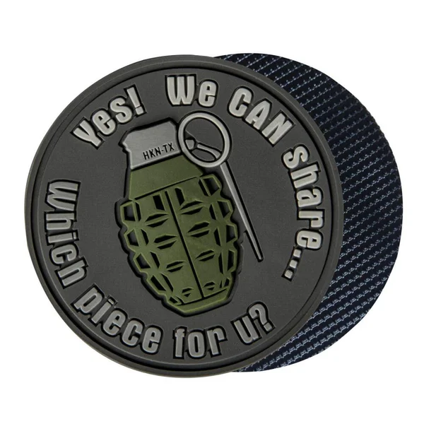 Нашивка Helikon-Tex WE CAN SHARE Grenade Patch - PVC — Brown