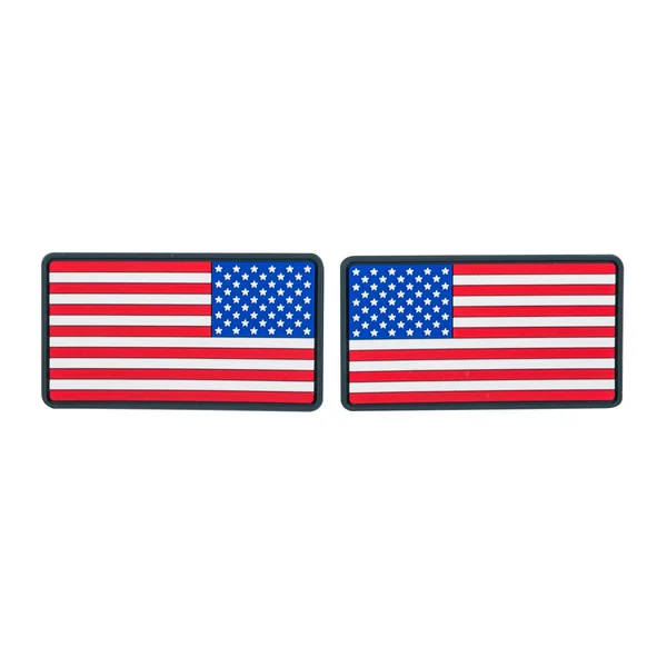 Нашивка Helikon-Tex USA Large Flag Patch (set - 2pcs.) - PVC — White