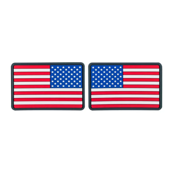 Нашивка Helikon-Tex USA Small Flag (set - 2pcs.) - PVC — Grey