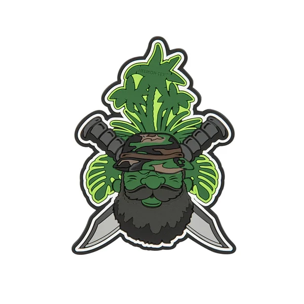 Нашивка Helikon-Tex Beardman PATROL Patch - PVC — Olive Green