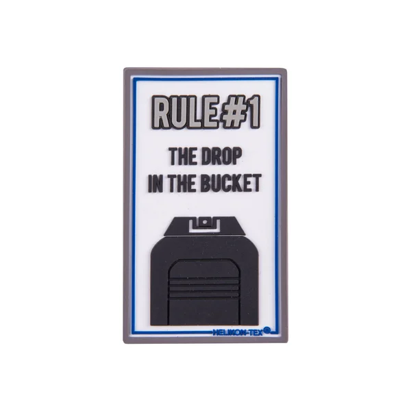 Нашивка Helikon-Tex Rule#1 Patch - PVC — White