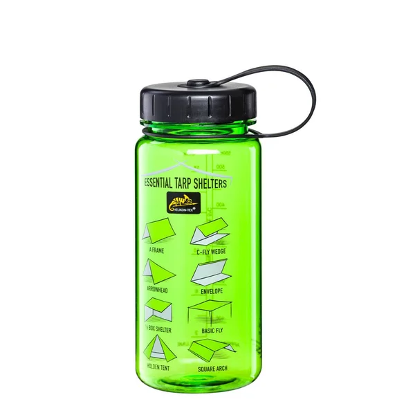 Бутылка Helikon-Tex TRITAN BOTTLE Wide Mouth Tarp Shelters (550 ml) — Green / Black
