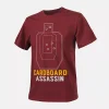 Футболка Helikon-Tex T-Shirt (Cardboard Assassin) - Cotton — Melange Red