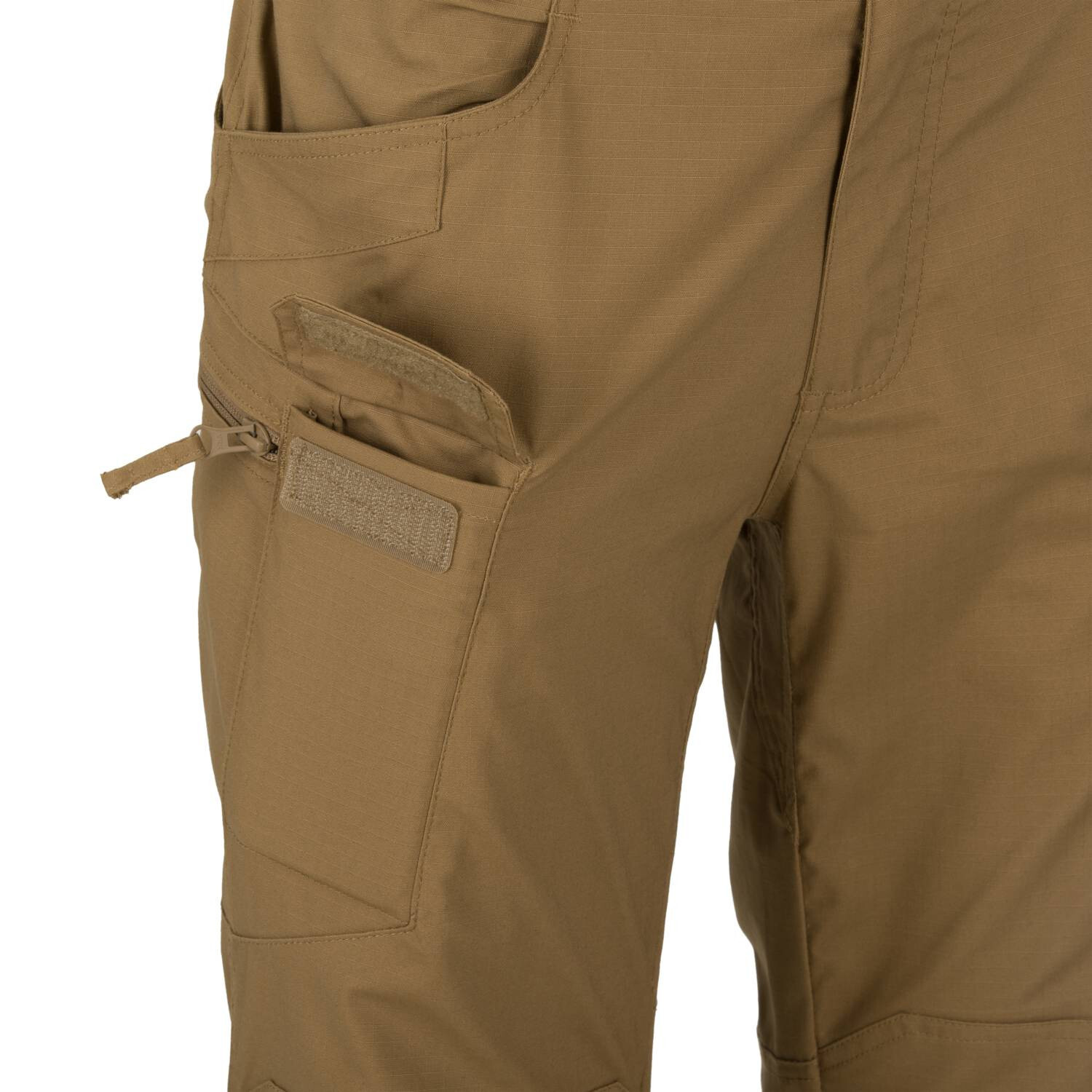 Pantaloni Ripstop Verde Pantaloni Tattici Urban Helikon Tex - Verde Oliva, Comodi E Funzionali Pantaloni Cargo - Foto 11
