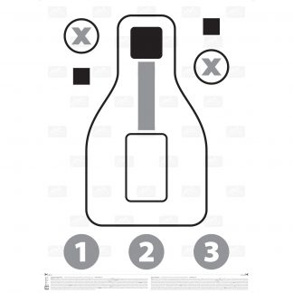 PXQT - Pistol Excercise/Qualification Target - Paper