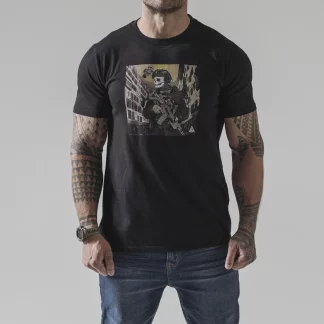 Direct Action T-shirt DA SKELETON - Cotton